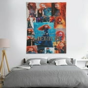 Brave Princess Merida Tapestry - Poster Decoration Wall Art Background Large Bedroom Hanging Birthday Party Decoration 30x40in